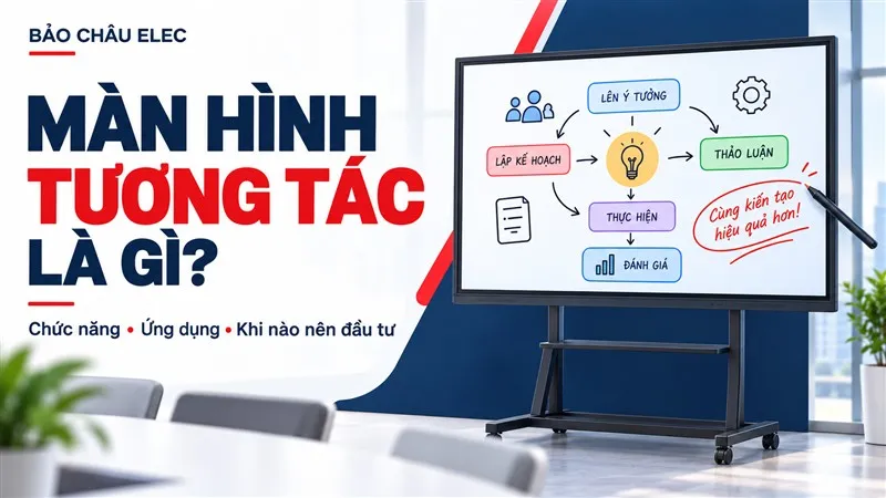 Màn hình tương tác là gì? Chức năng, ứng dụng và trường hợp nên đầu tư