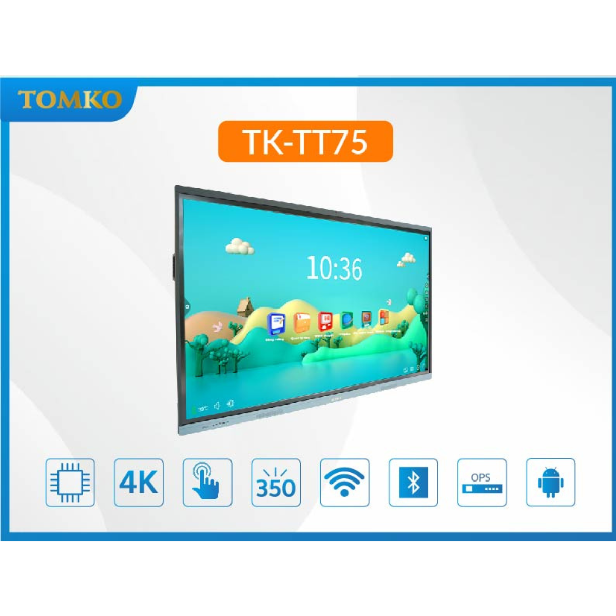 Màn hình tương tác thông minh 75 inch TOMKO TK-TT75 - Hình 2