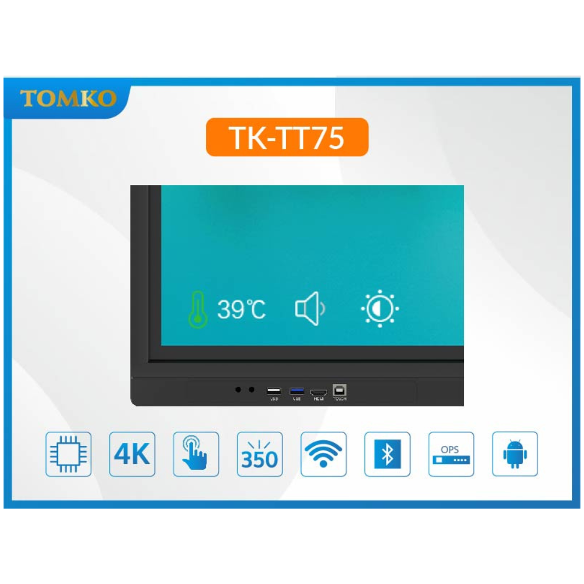 Màn hình tương tác thông minh 75 inch TOMKO TK-TT75 - Hình 3