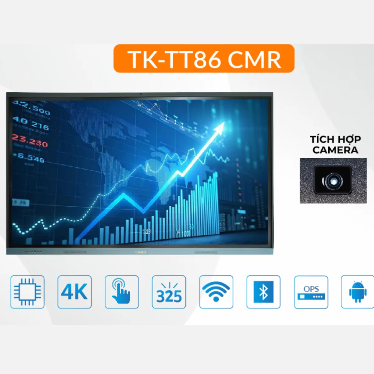 Màn hình tương tác 86 inch Tomko TK-TT86CMR