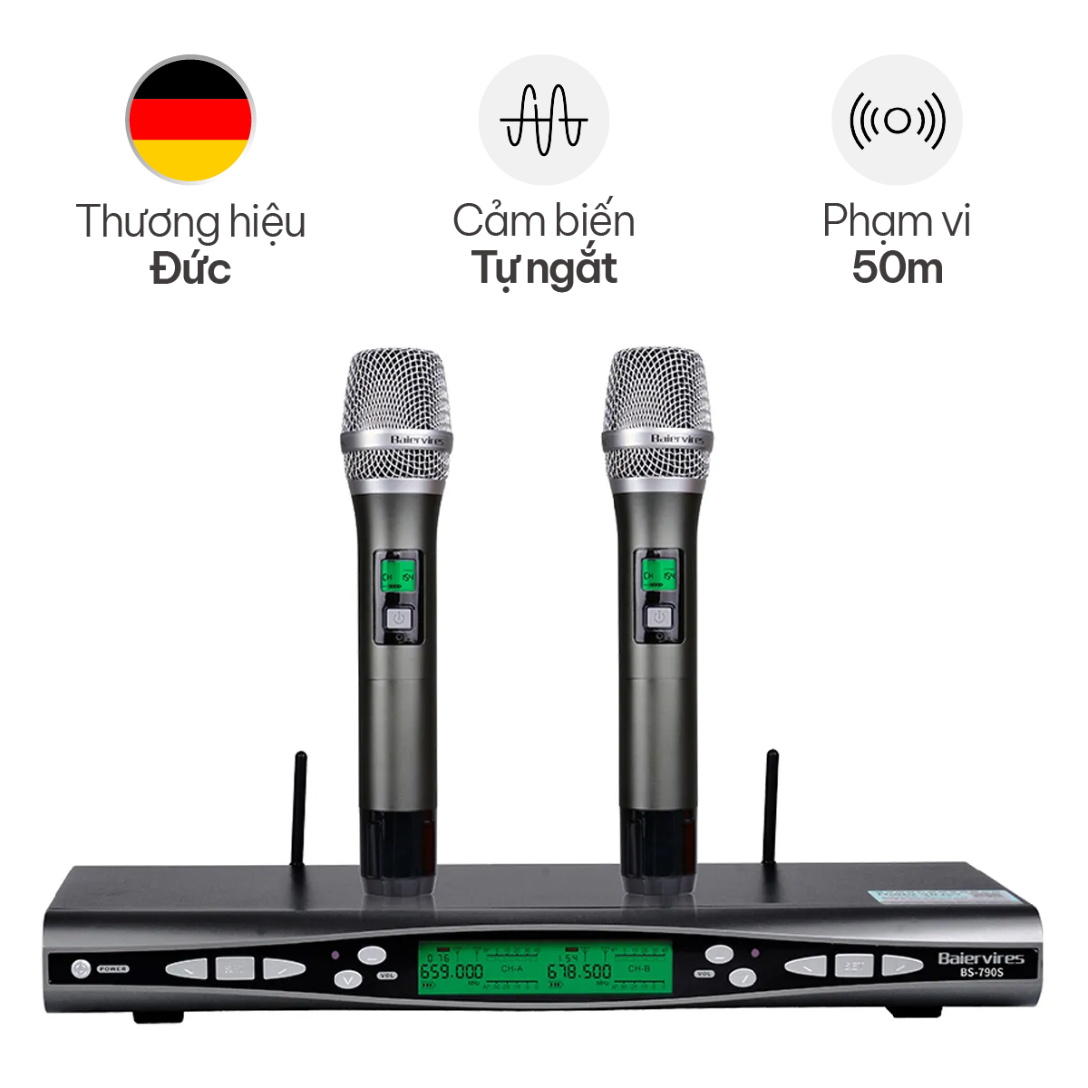 Micro không dây BBS Baiervires BS-790s