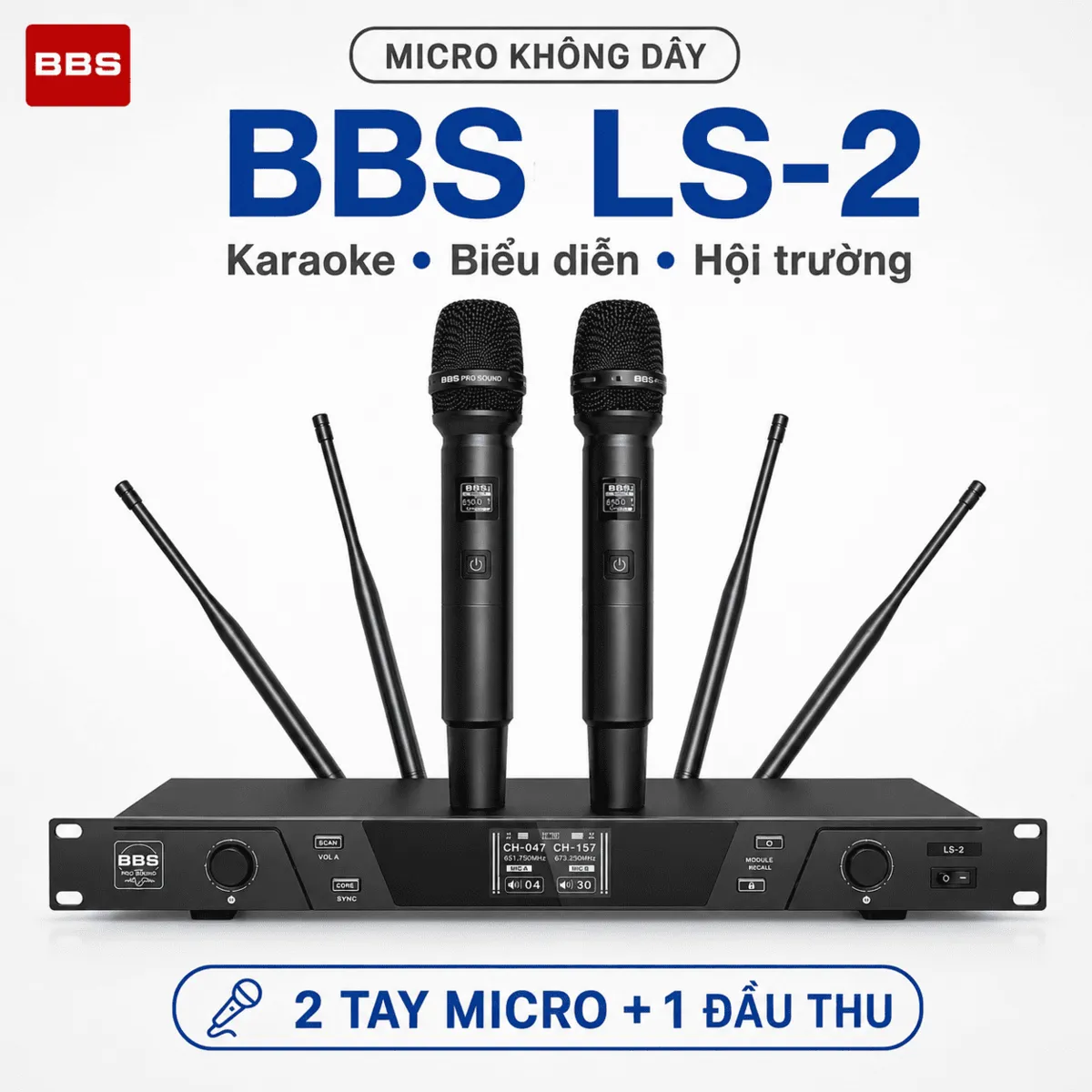 Micro không dây BBS LS-2