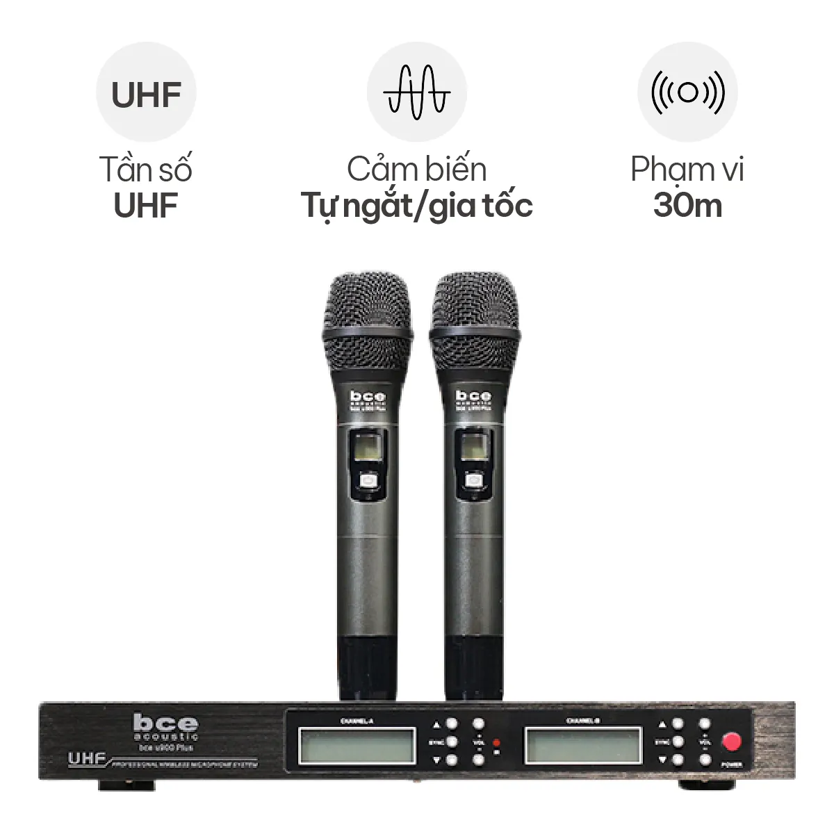 Micro Không Dây BCE U900 Plus (Version 2)