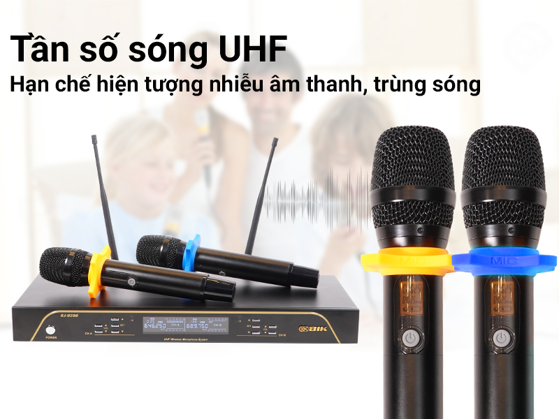 Micro kh&ocirc;ng d&acirc;y BIK BJ-U200