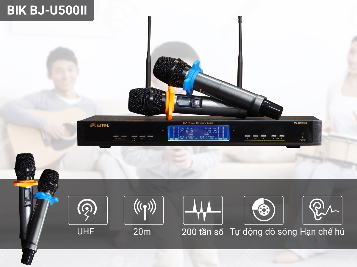 Micro Không Dây BIK BJ-U500II