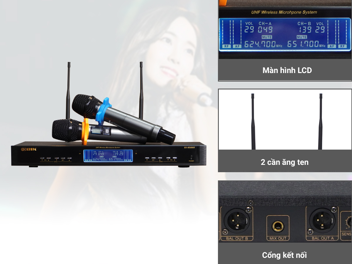 Micro Kh&ocirc;ng D&acirc;y BIK BJ-U500II