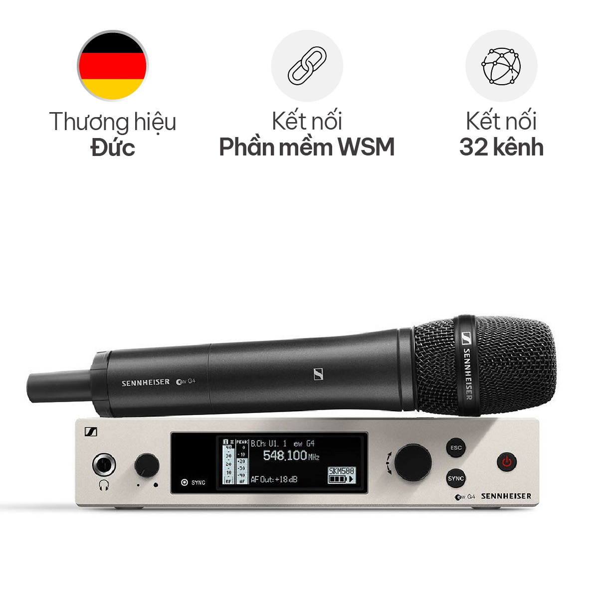 Micro Sennheiser EW 500 G4-945