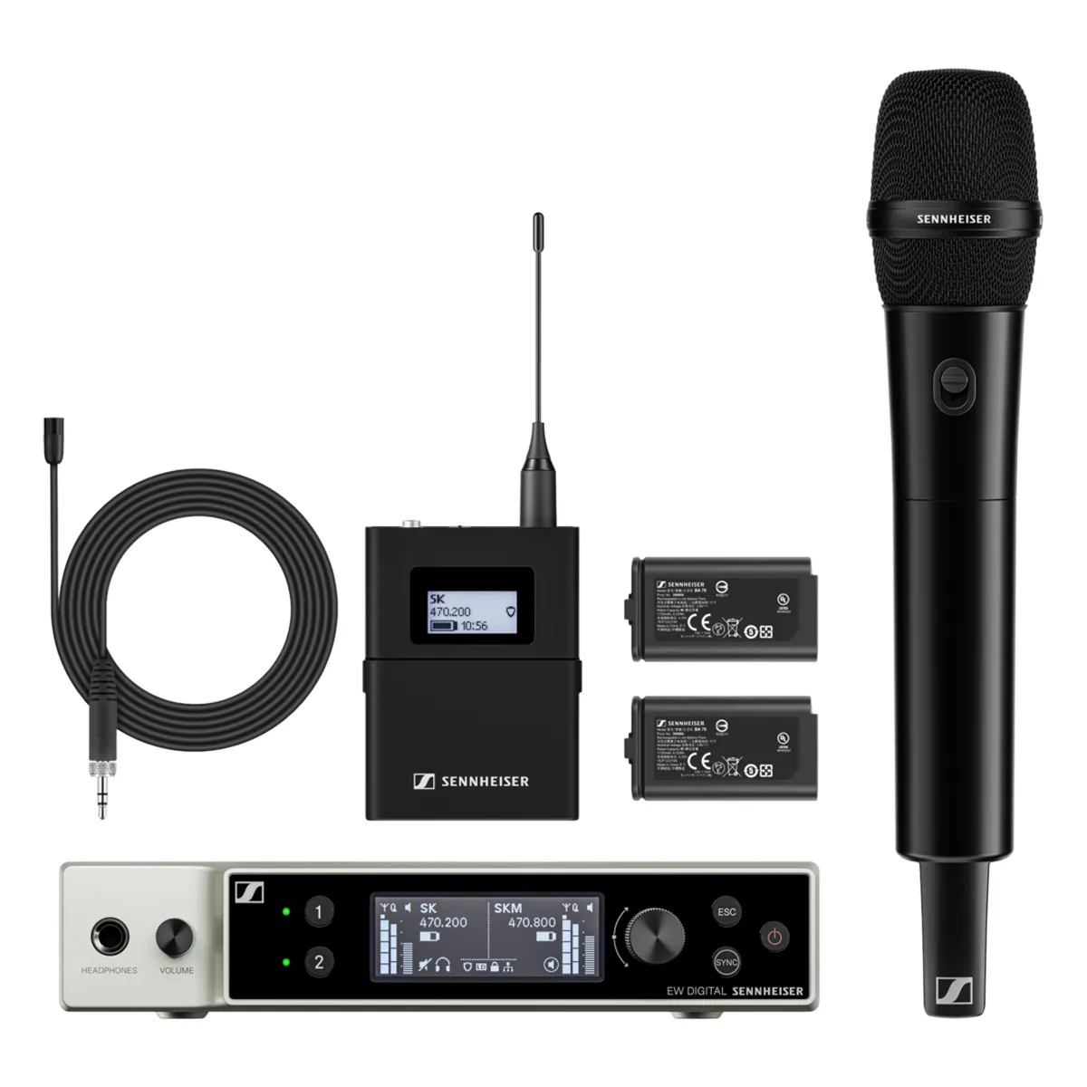 Bộ micro Sennheiser EW-DX MKE 2/835-S Set