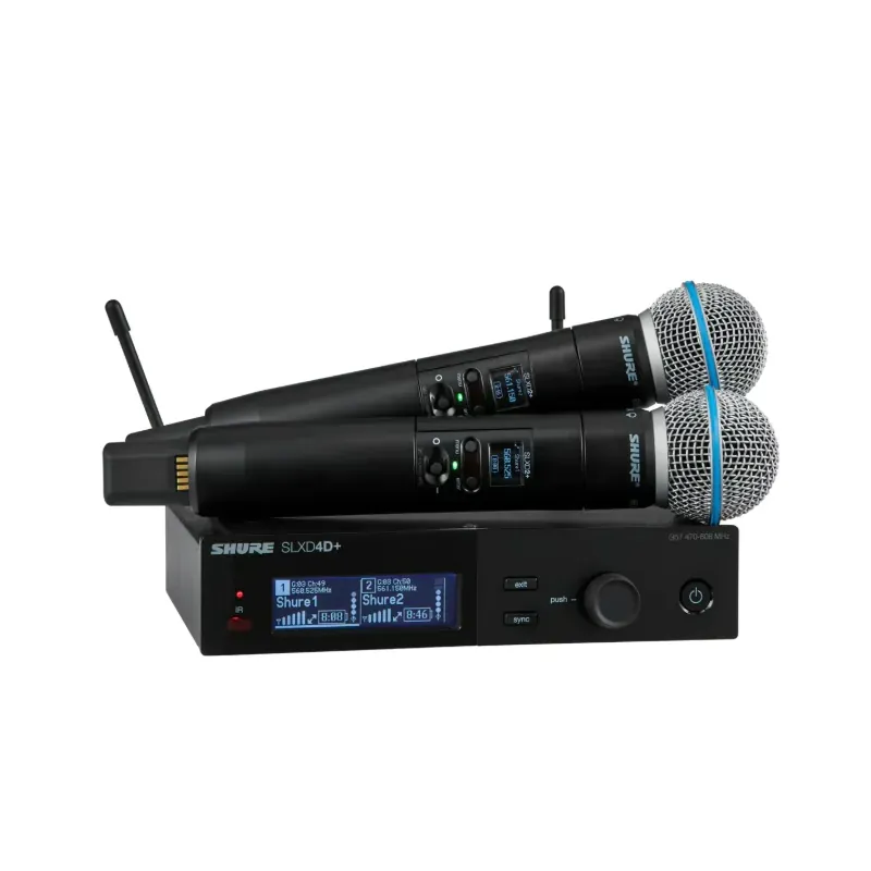 Micro Shure SLXD24D+A/B58-G66