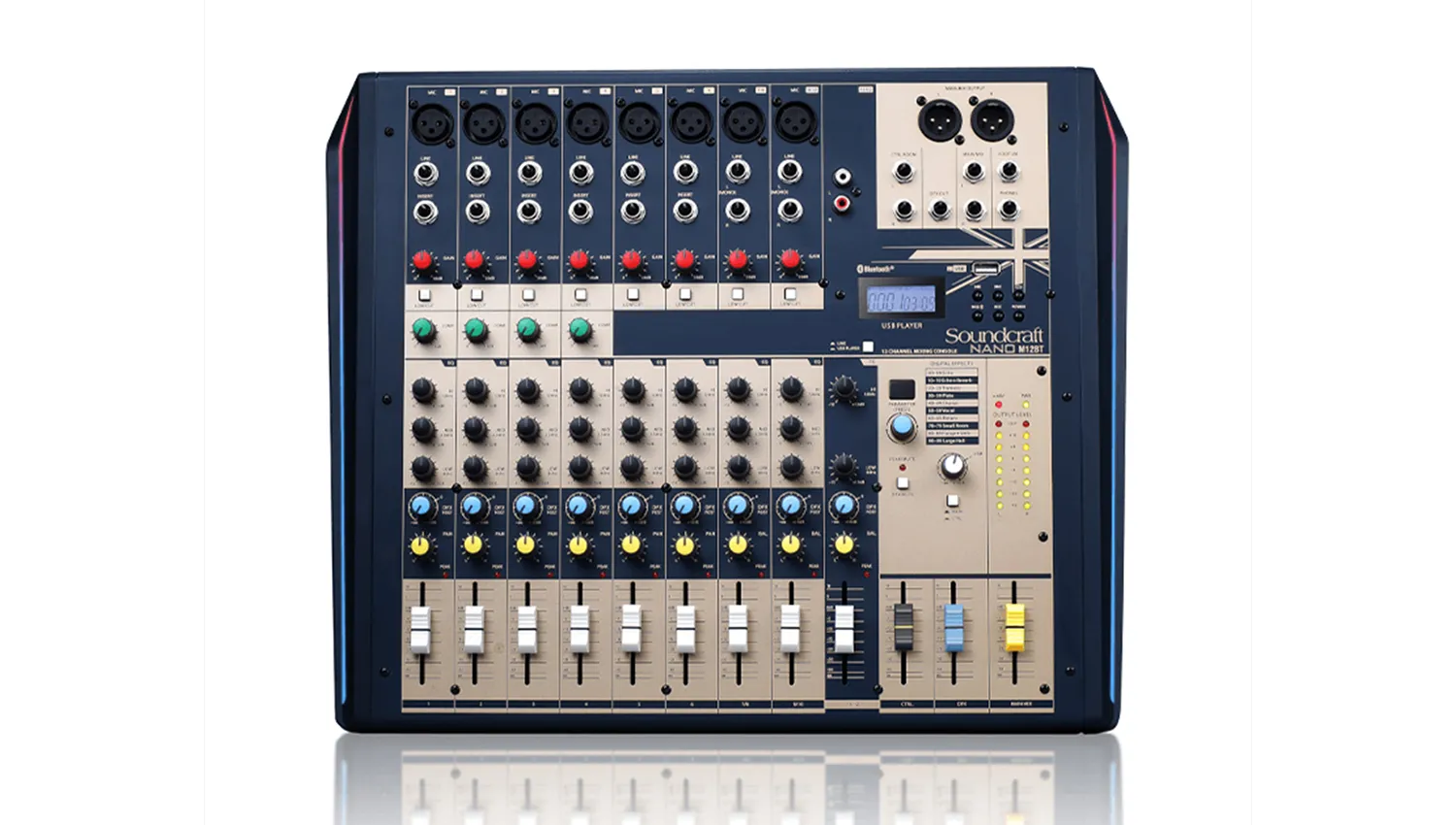 Mixer analog SOUNDCRAFT NANO M12BT mặt trước
