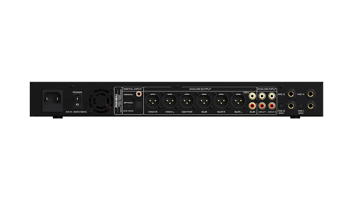 Mixer karaoke số Paramax Pro-D30 - Hình 4