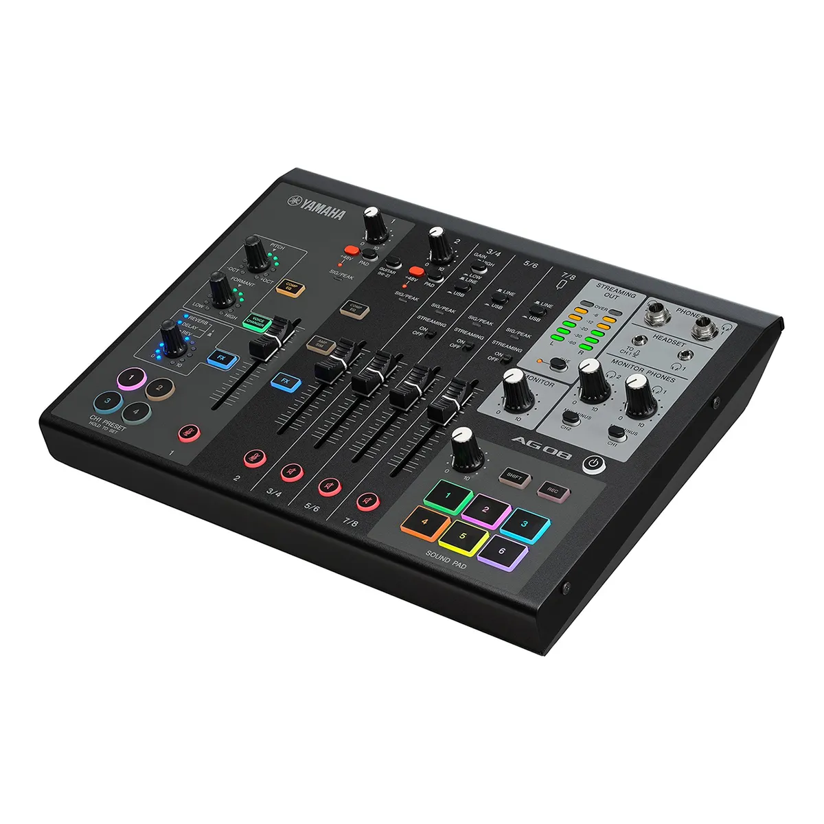 Mixer Yamaha AG08 đen