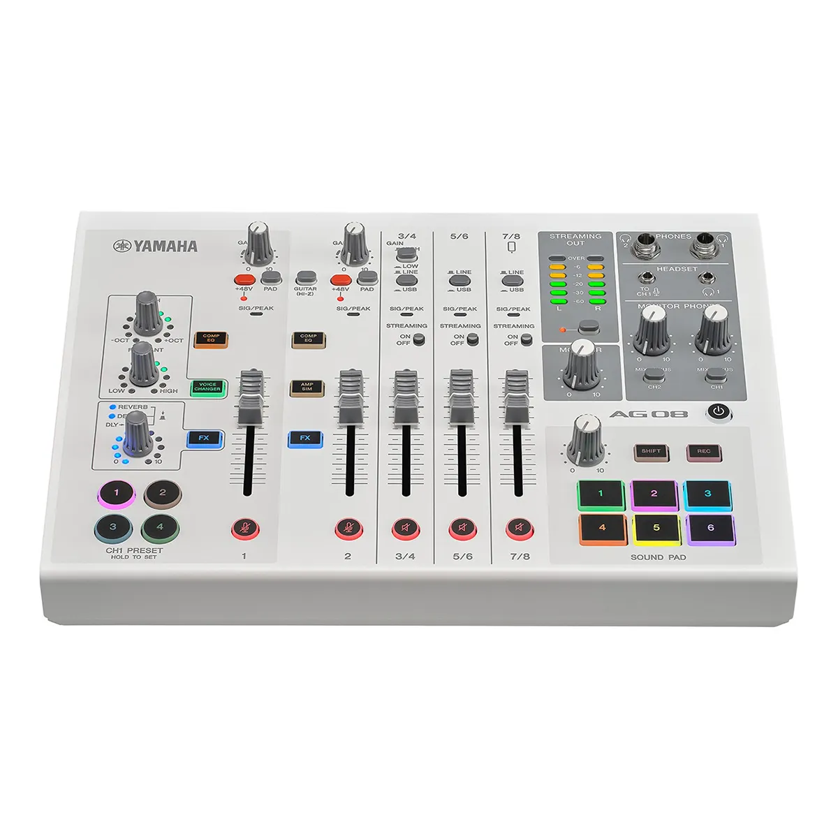 Mixer Yamaha AG08 trắng