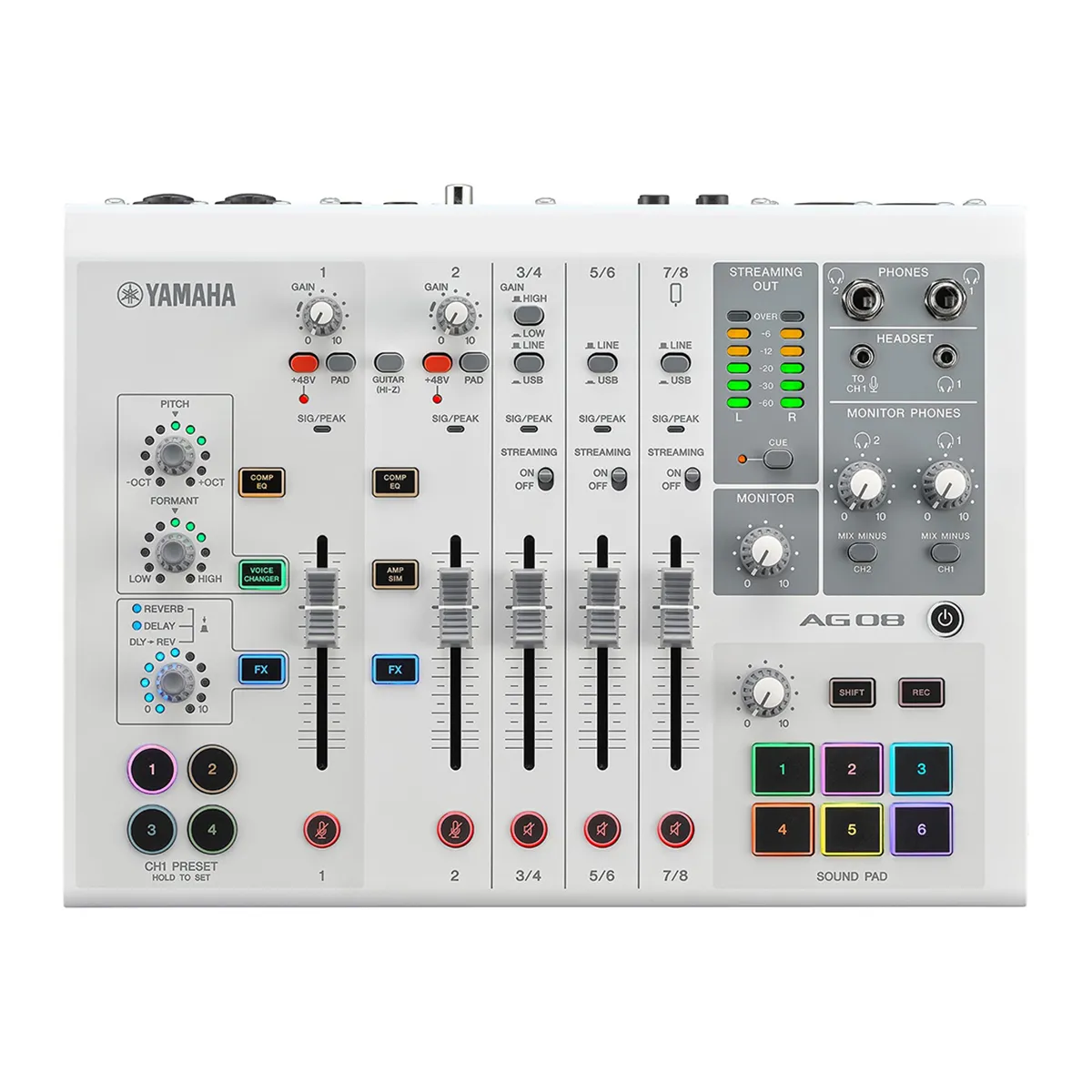 Mixer Yamaha AG08 trắng