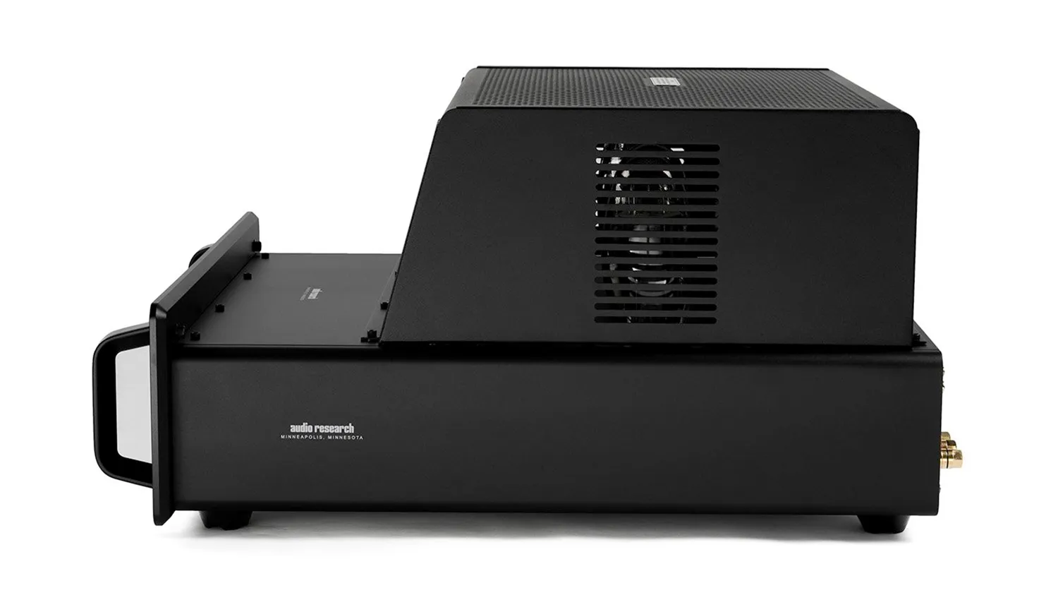 mặt bên Amply Audio Research VT80 SE màu đen