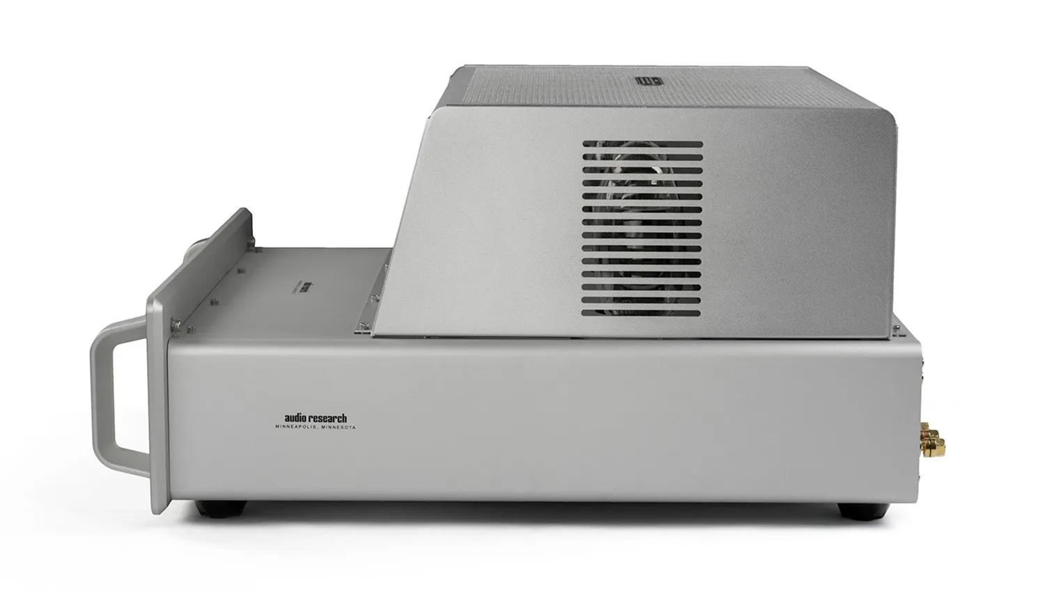 mặt bên Amply Audio Research VT80 SE màu trắng