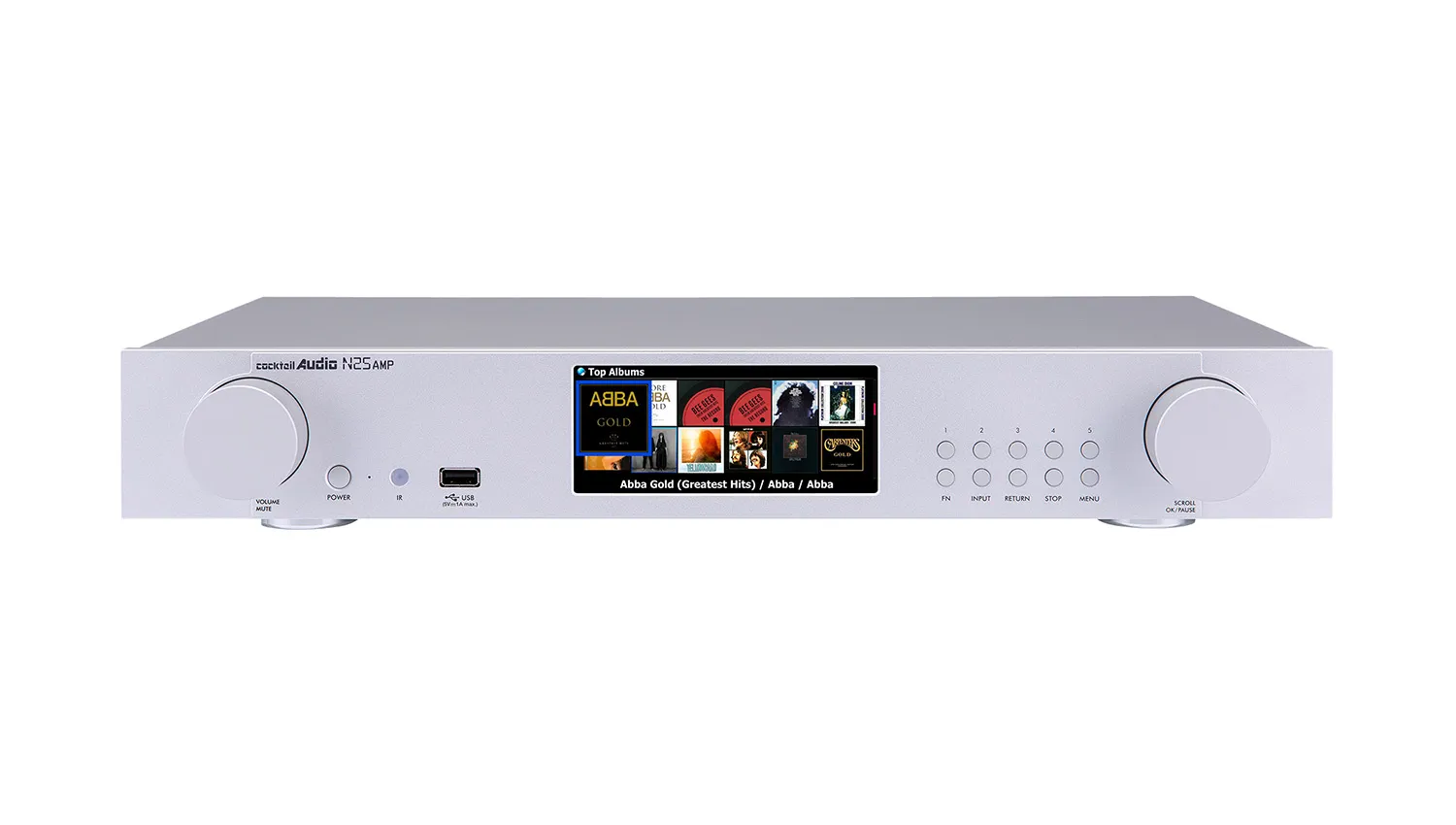 Music Server Cocktail Audio N25AMP màu trắng