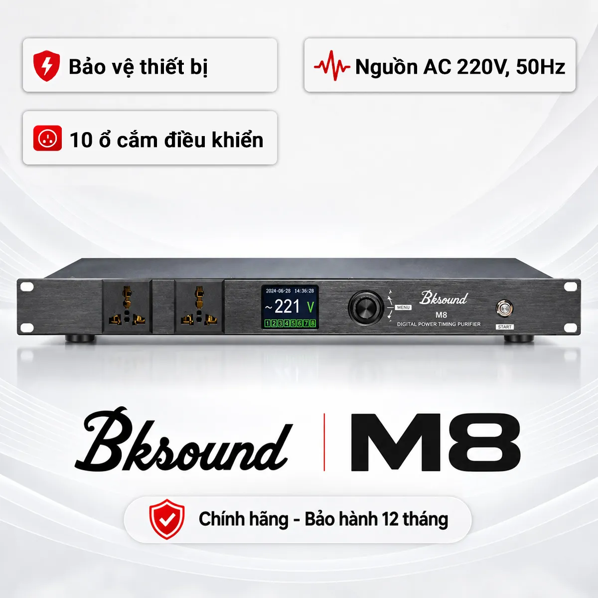 Quản lý Nguồn điện Bksound M8