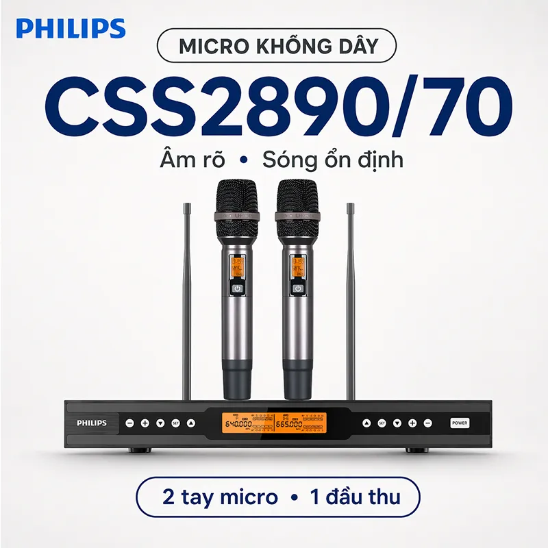 Micro không dây Philips CSS2890/70