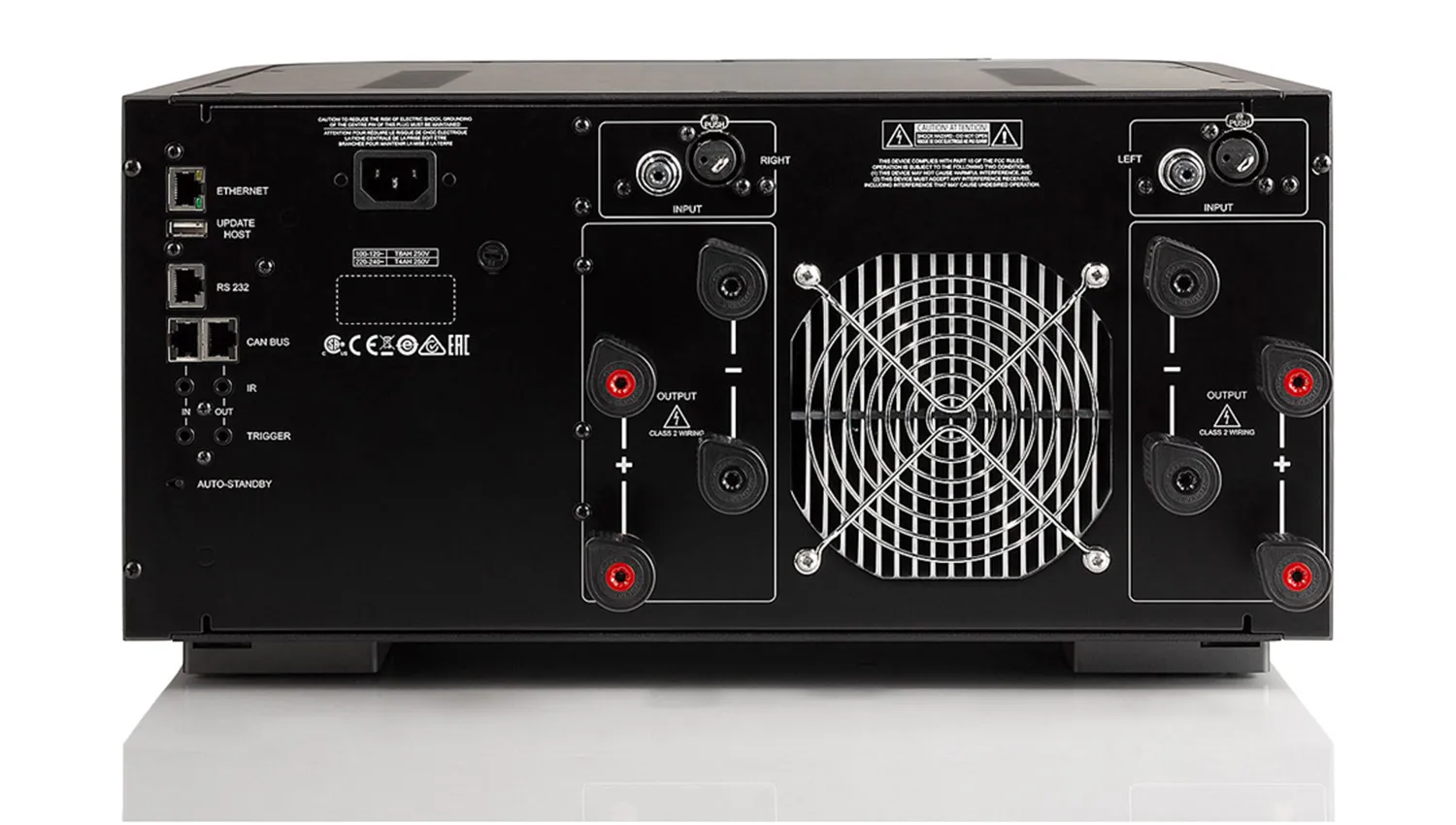 Mặt sau Power Amply Classe Delta Stereo