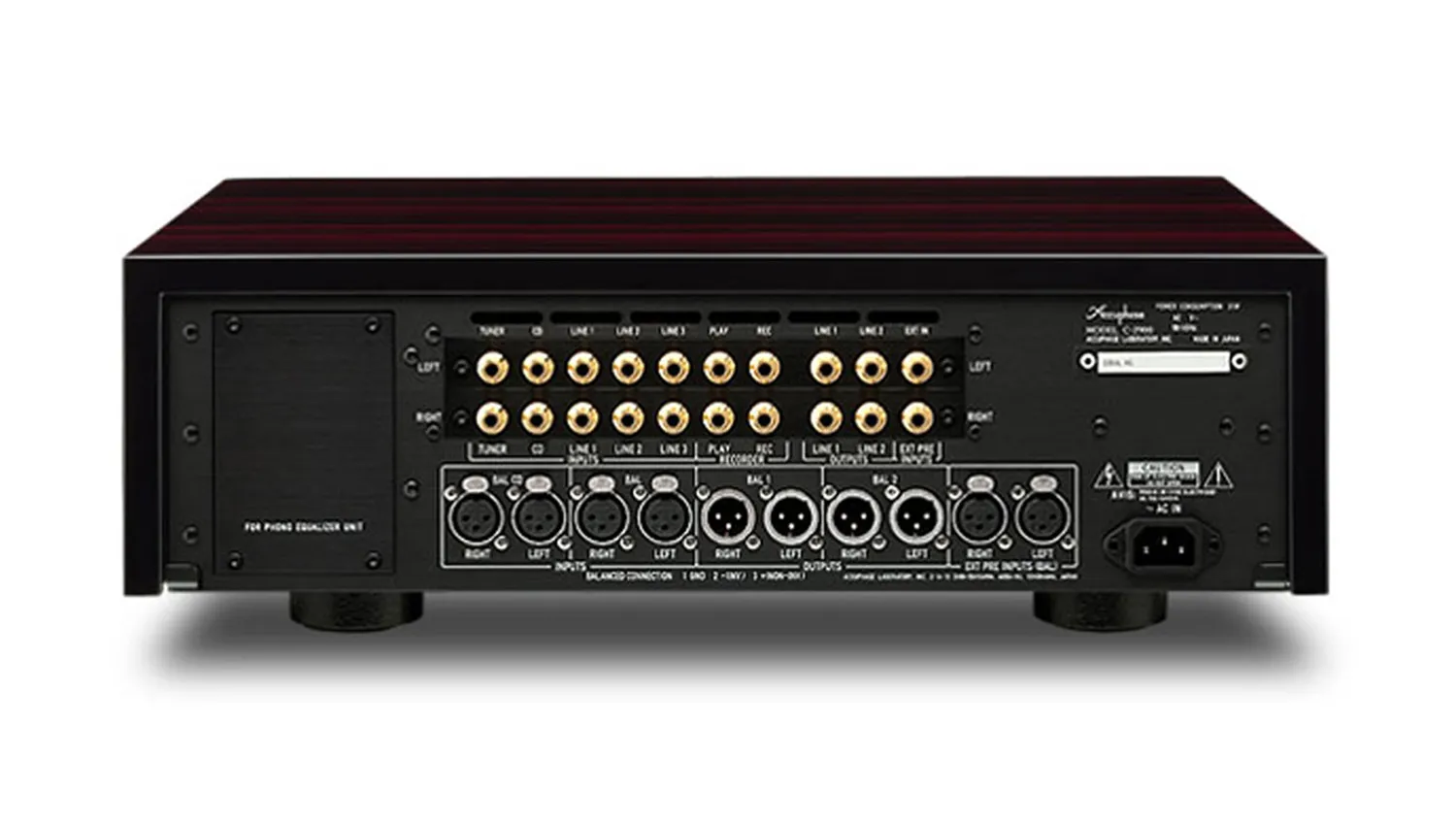 Mặt sau Pre amply Accuphase C-2900