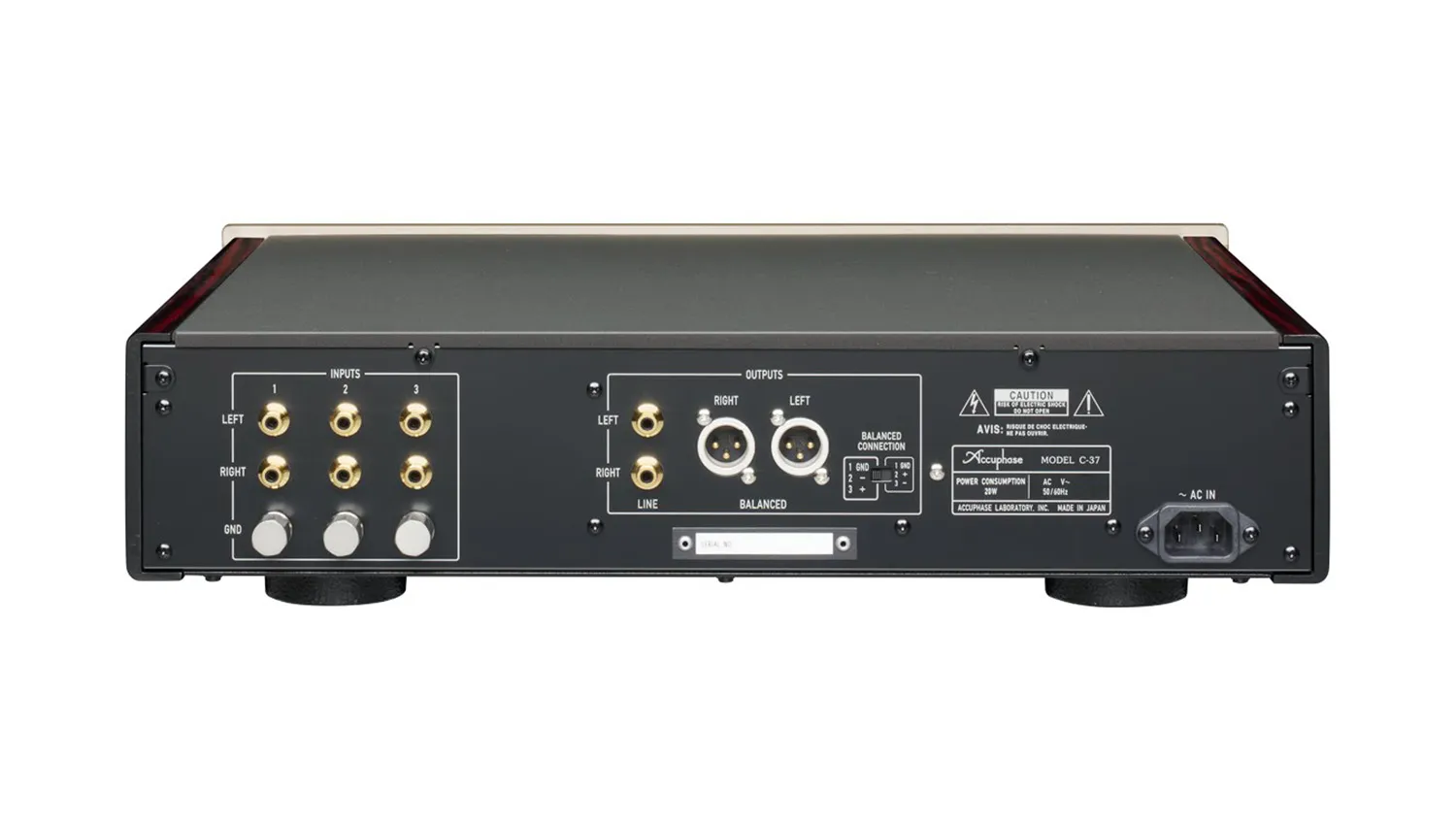 Mặt sau Pre Amply Accuphase C37
