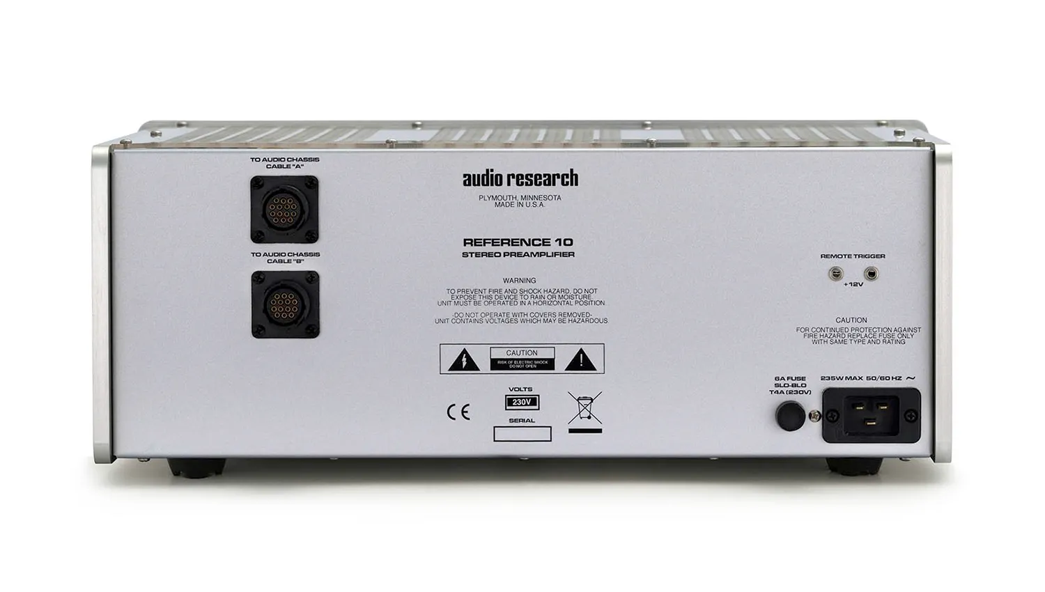 mặt sau Pre Amply Audio Research Reference 10