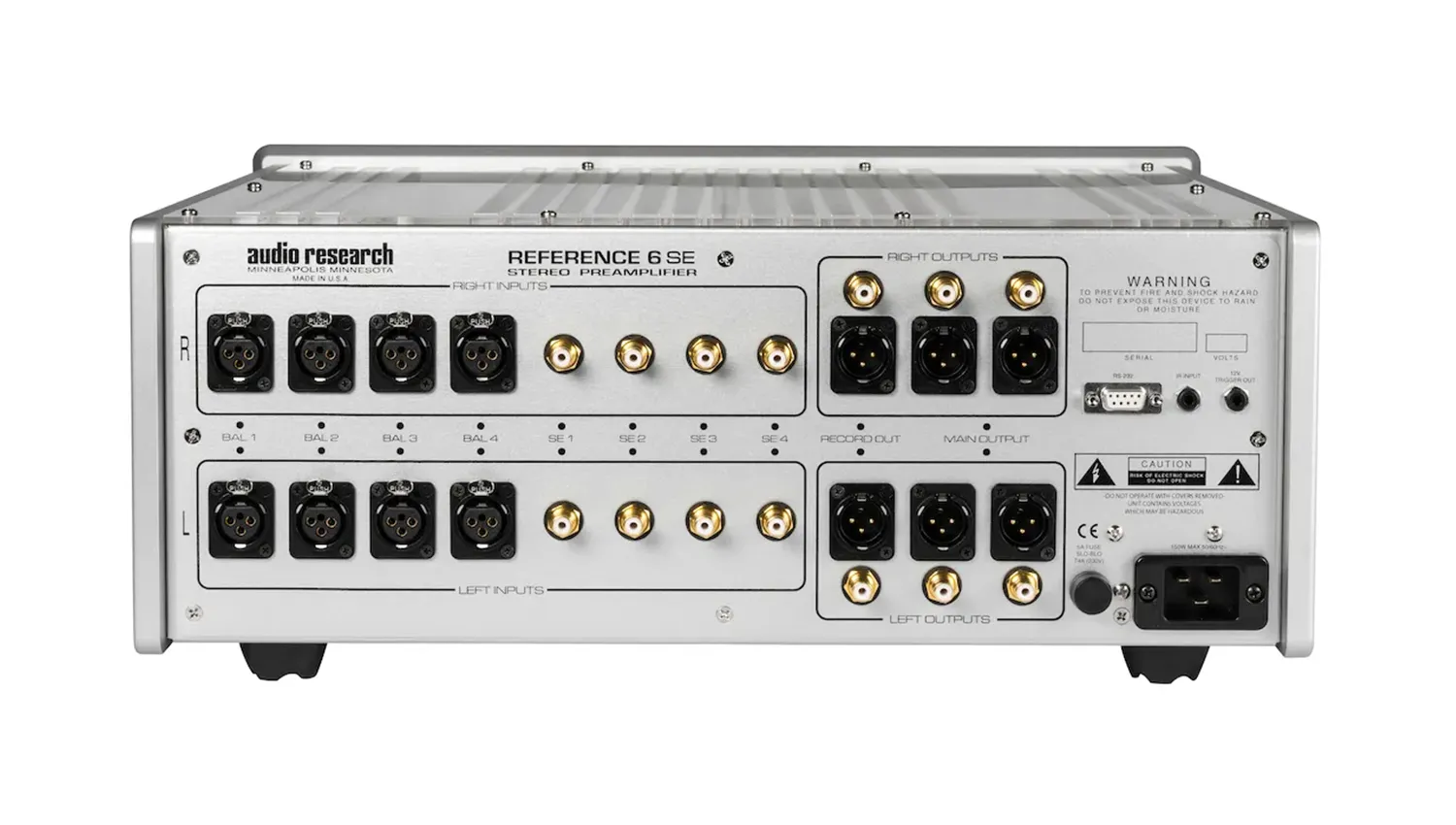 mặt sau Pre Amply Audio Research Reference 6SE