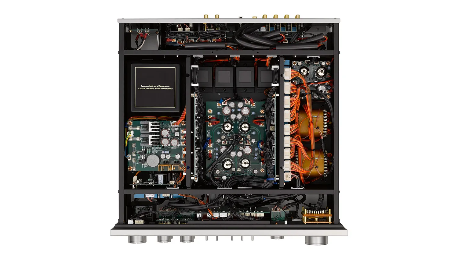 Nội thất Pre Amply đèn Luxman CL-1000