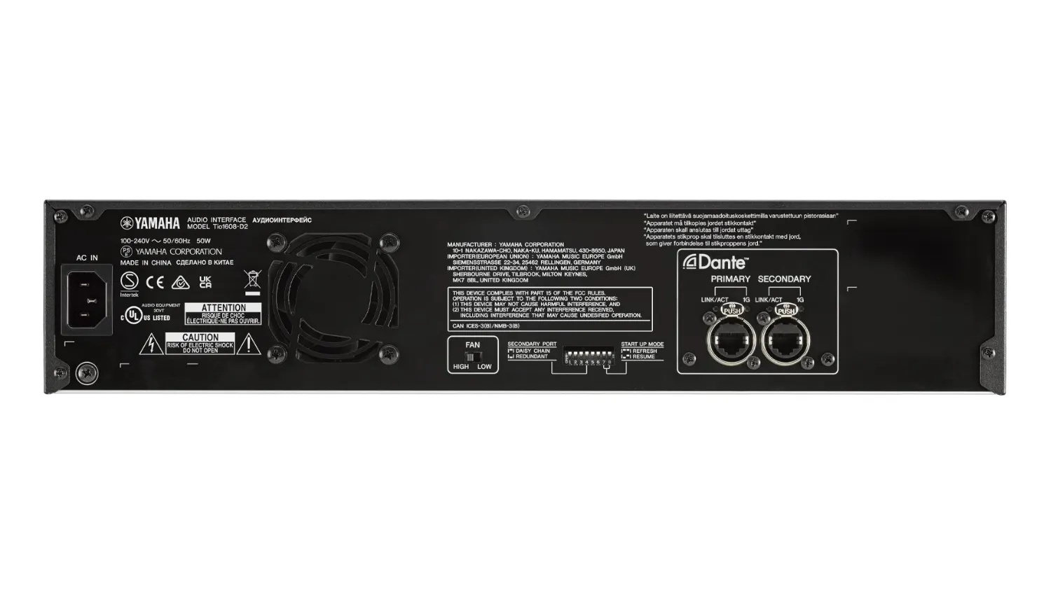 Rack I/O Yamaha TIO1608-D2