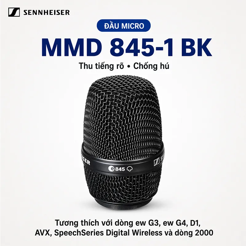 Đầu Micro Sennheiser MMD 845-1 BK