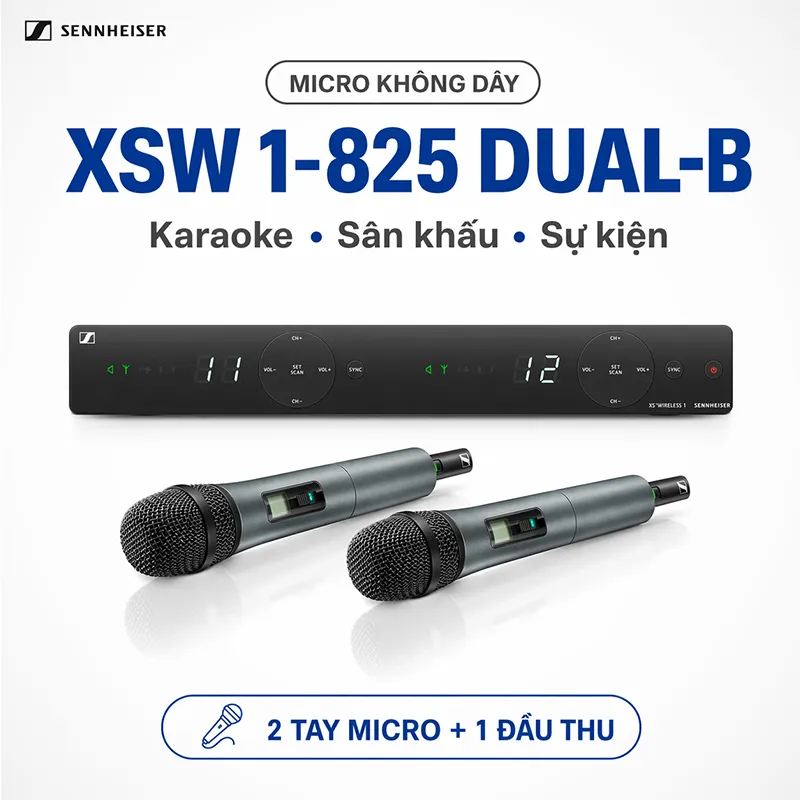 Micro không dây Sennheiser XSW 1-825 DUAL-B