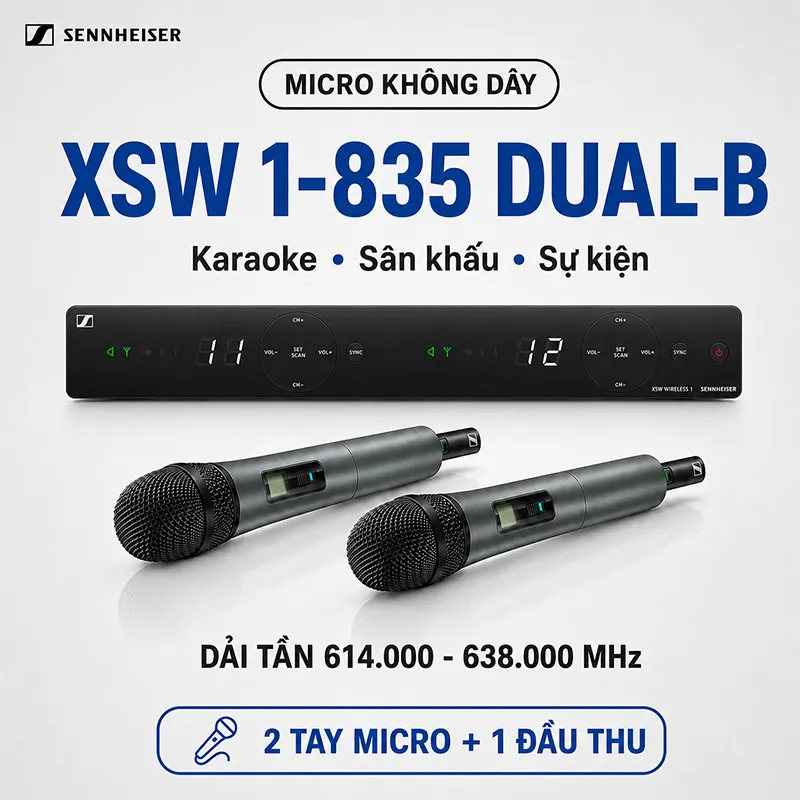 Micro không dây Sennheiser XSW 1-835 - Hình 1