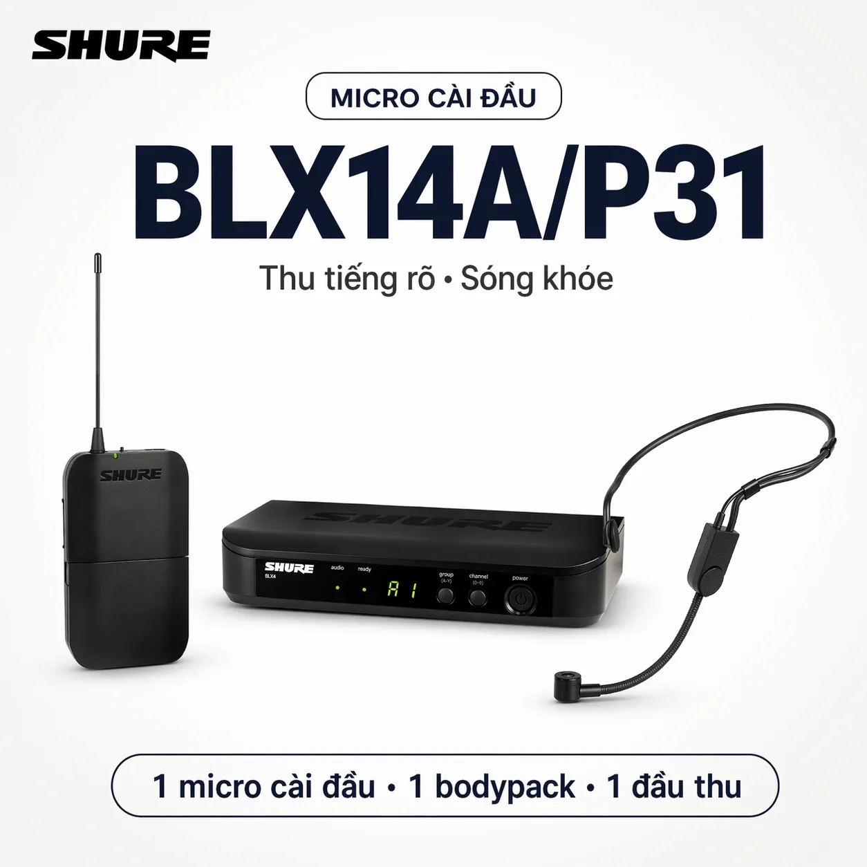 Micro Cài Đầu Shure BLX14A/P31 - Hình 1