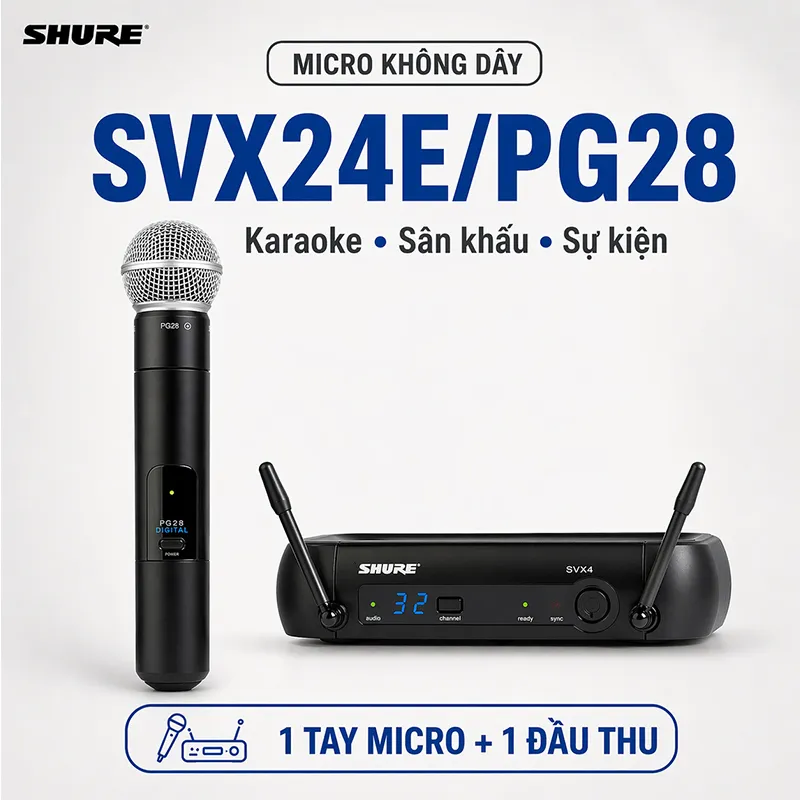 Micro Shure SVX24E/PG28