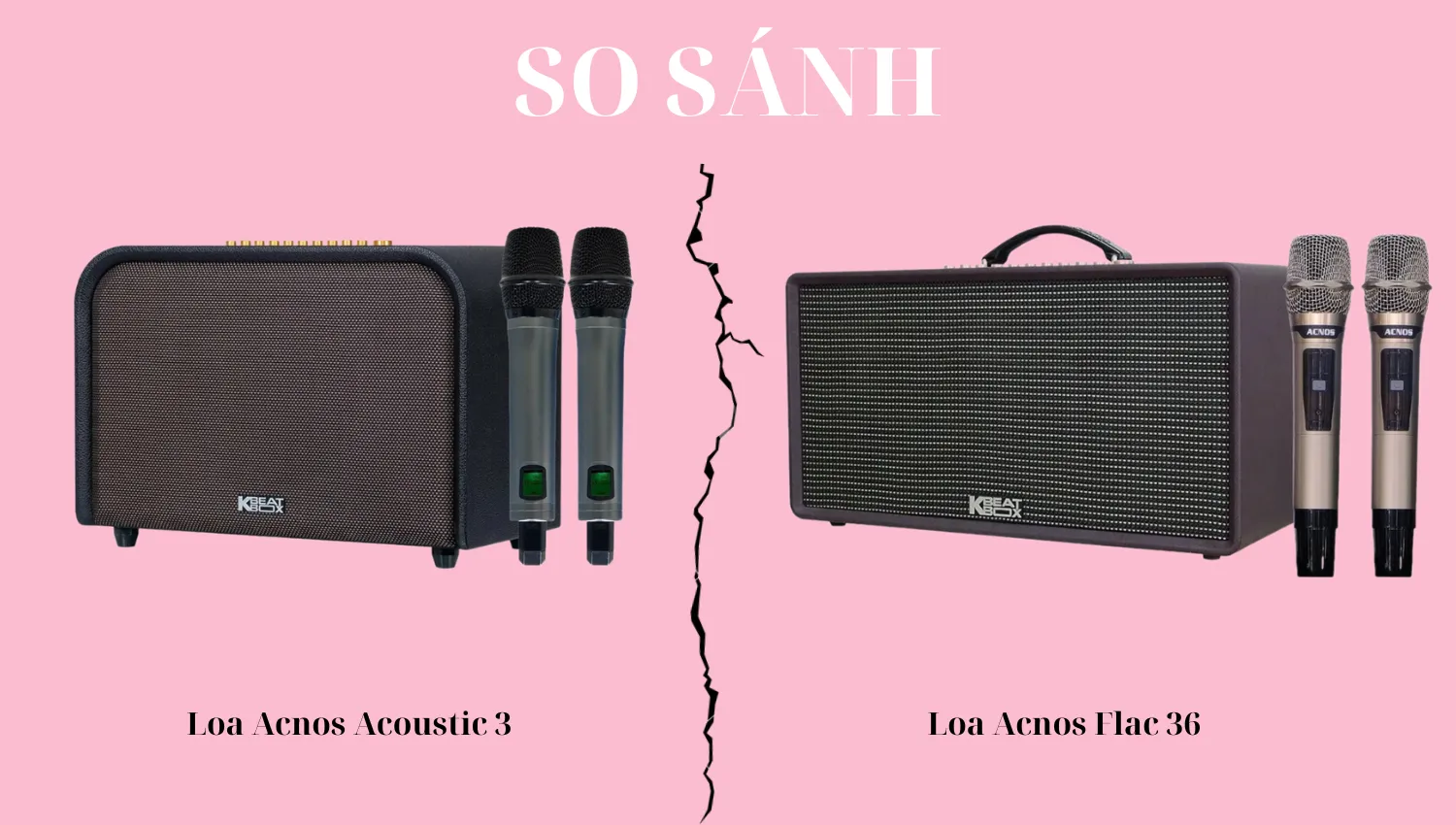 So sánh Acnos Acoustic 3 vs Acnos Flac 36: