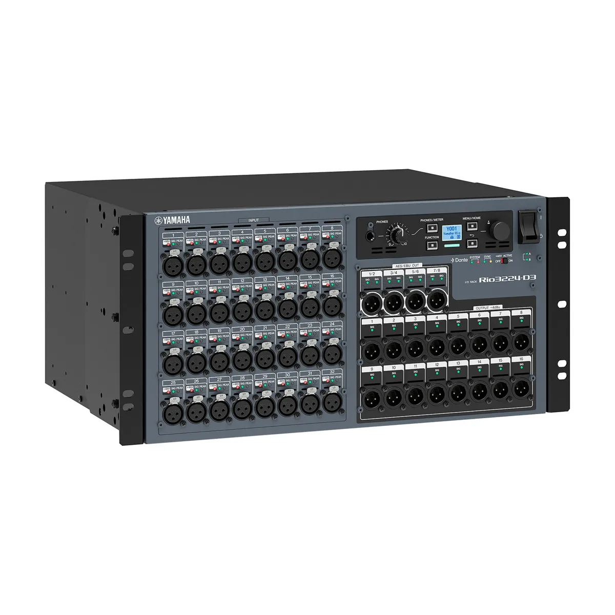 Stagebox Yamaha Rio3224-D3 (32 Input) - Hình 3
