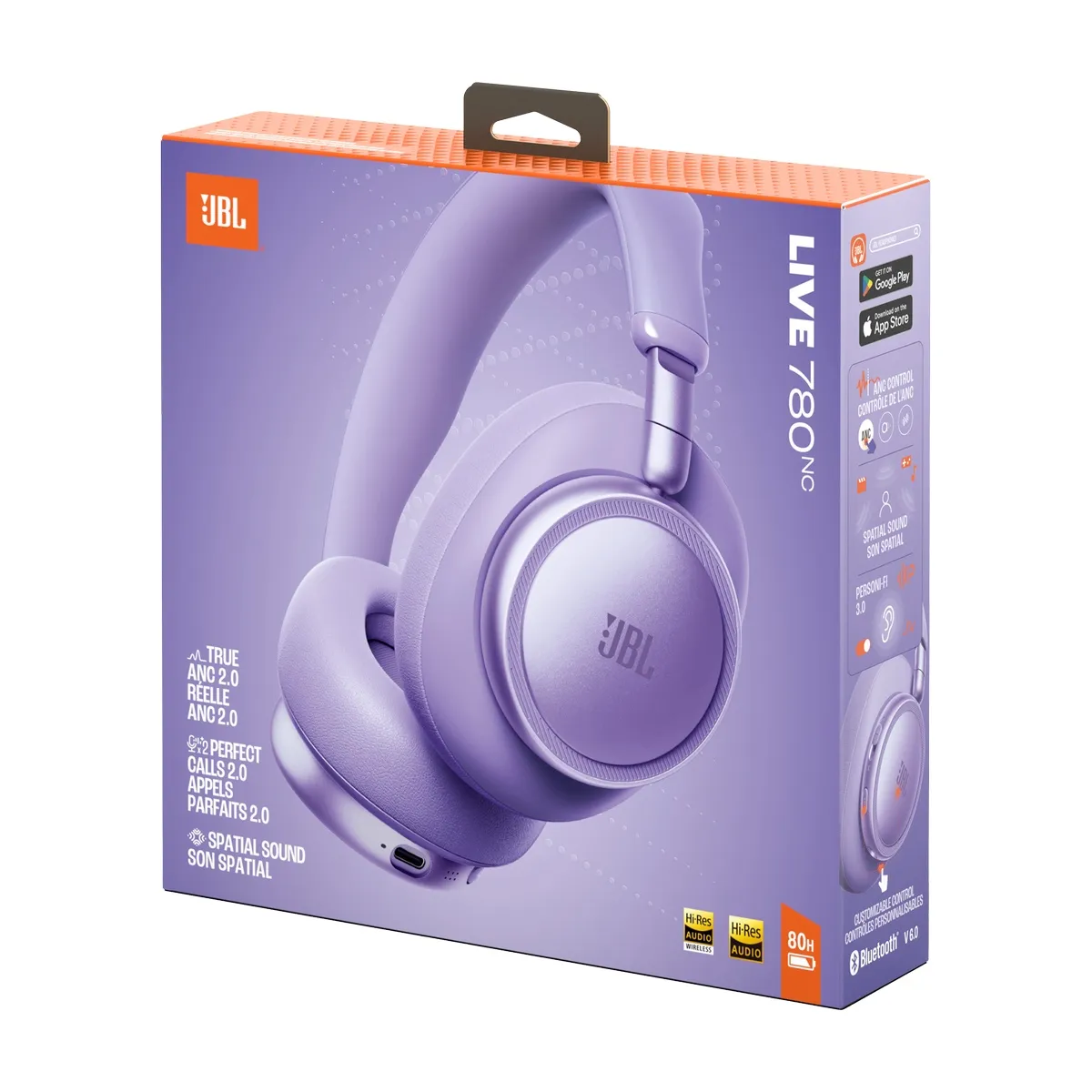 Tai nghe JBL Live 780NC (Chụp tai, Pin 80h, Bluetooth 6.0, Chống ồn ANC) - Hình 7