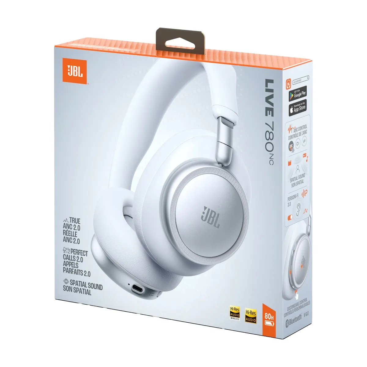 Tai nghe JBL Live 780NC (Chụp tai, Pin 80h, Bluetooth 6.0, Chống ồn ANC) - Hình 2