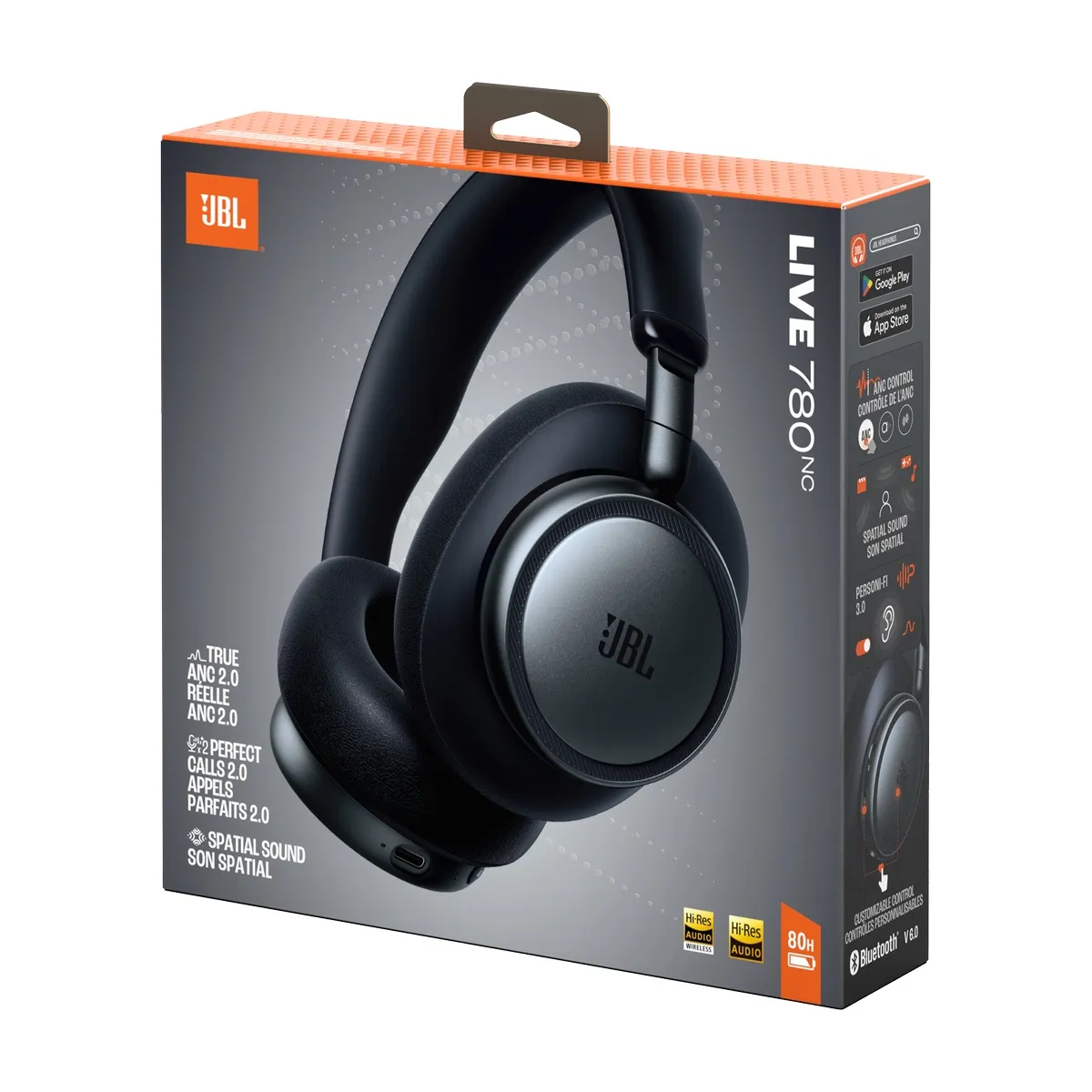 Tai nghe JBL Live 780NC (Chụp tai, Pin 80h, Bluetooth 6.0, Chống ồn ANC) - Hình 1