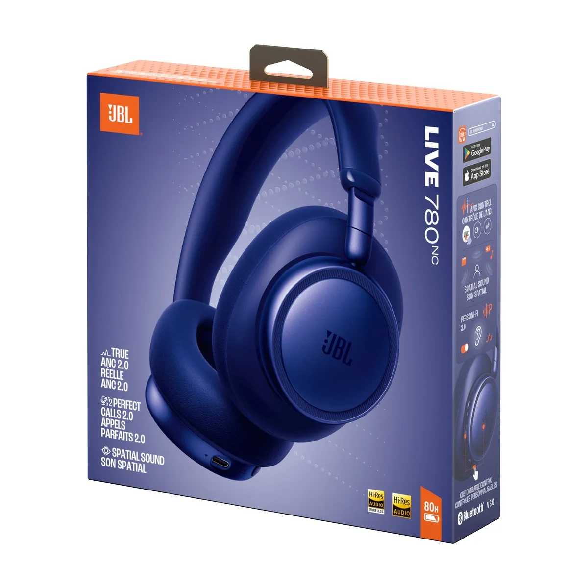 Tai nghe JBL Live 780NC (Chụp tai, Pin 80h, Bluetooth 6.0, Chống ồn ANC) - Hình 5