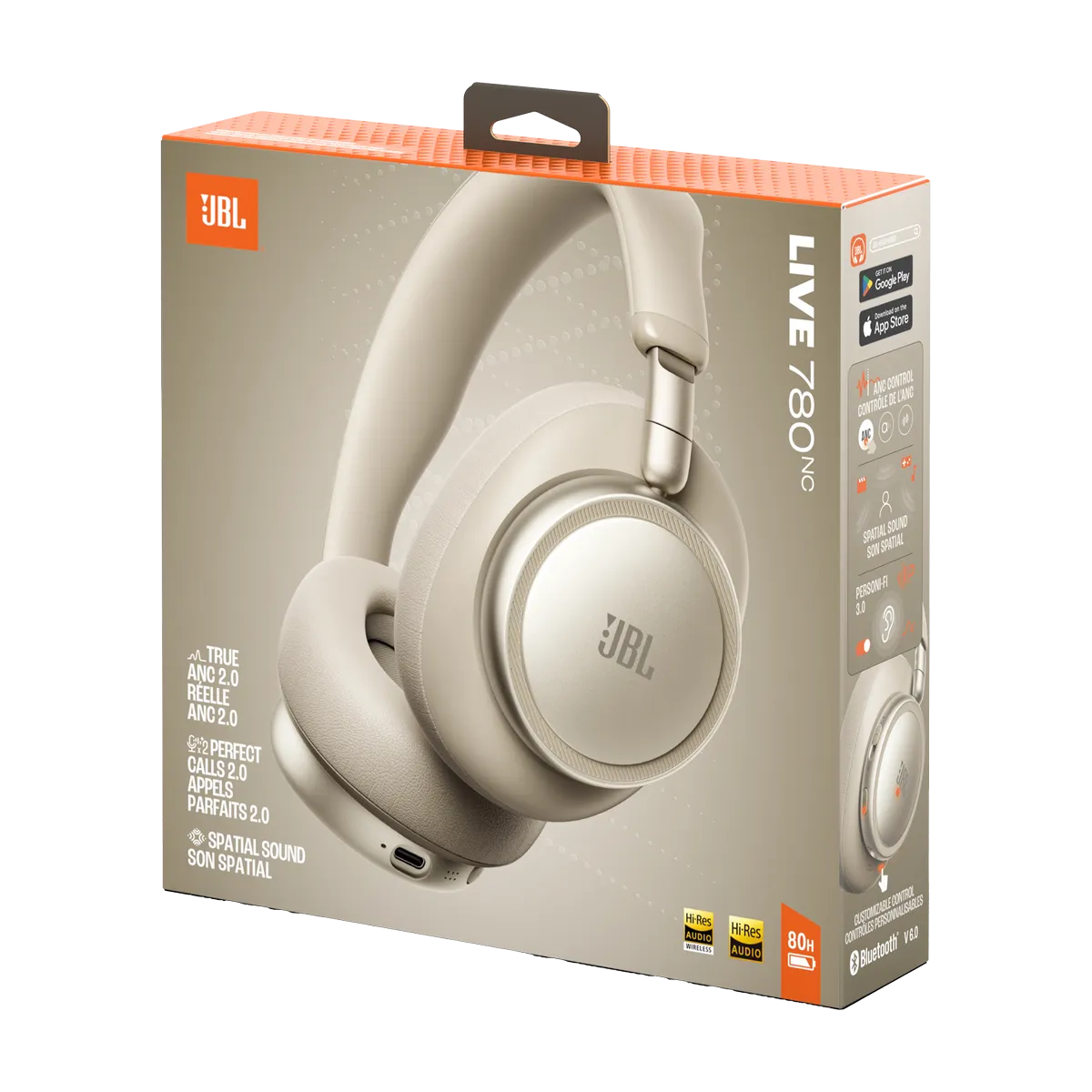 Tai nghe JBL Live 780NC (Chụp tai, Pin 80h, Bluetooth 6.0, Chống ồn ANC) - Hình 6