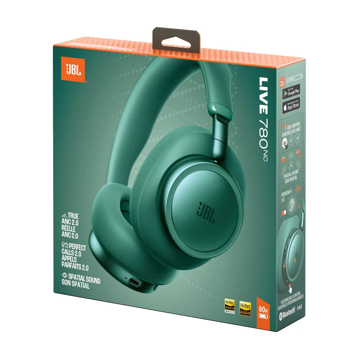 Tai nghe JBL Live 780NC (Chụp tai, Pin 80h, Bluetooth 6.0, Chống ồn ANC) - Hình 4
