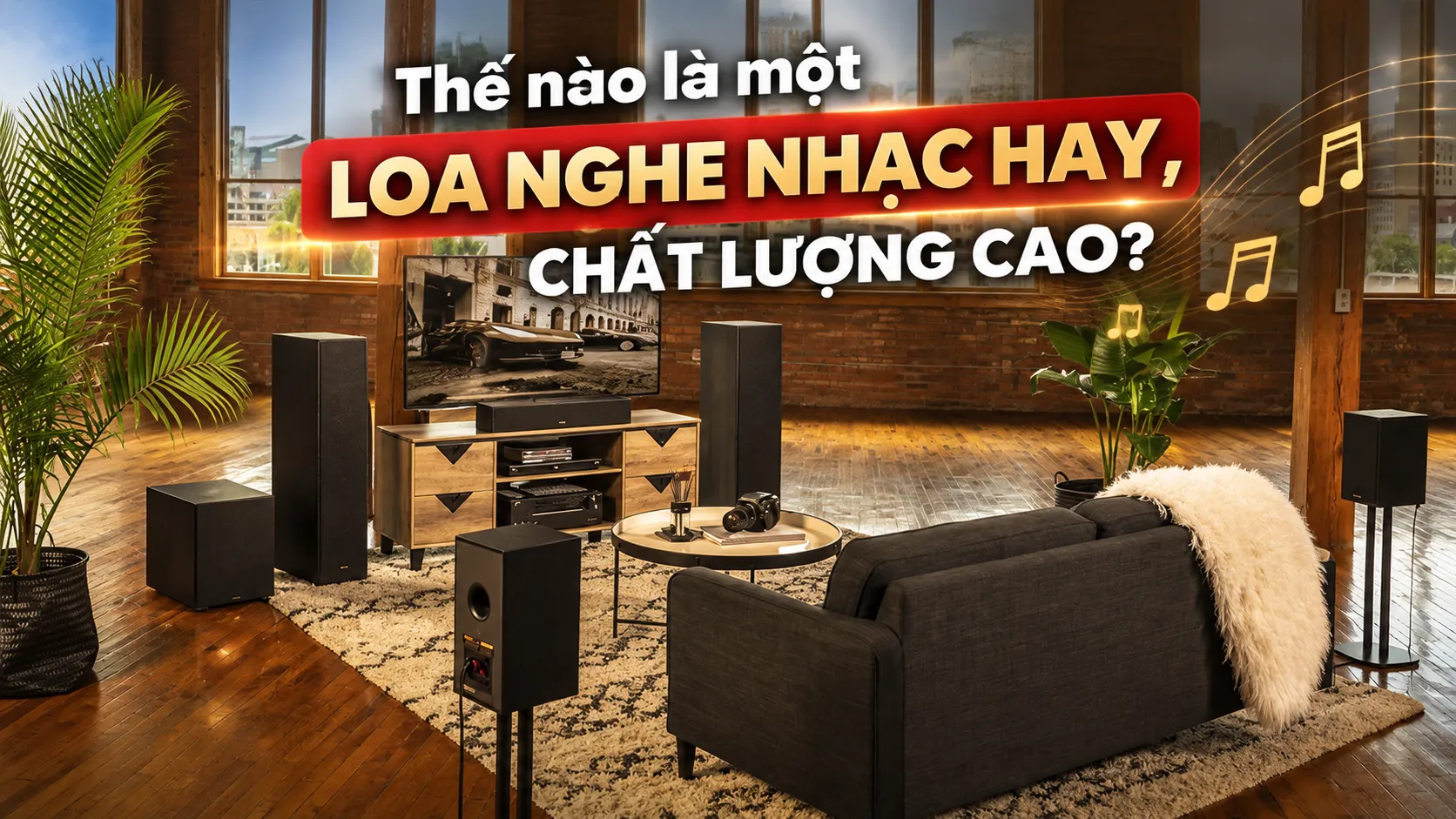 Thế nào là một loa nghe nhạc hay, chất lượng cao?
