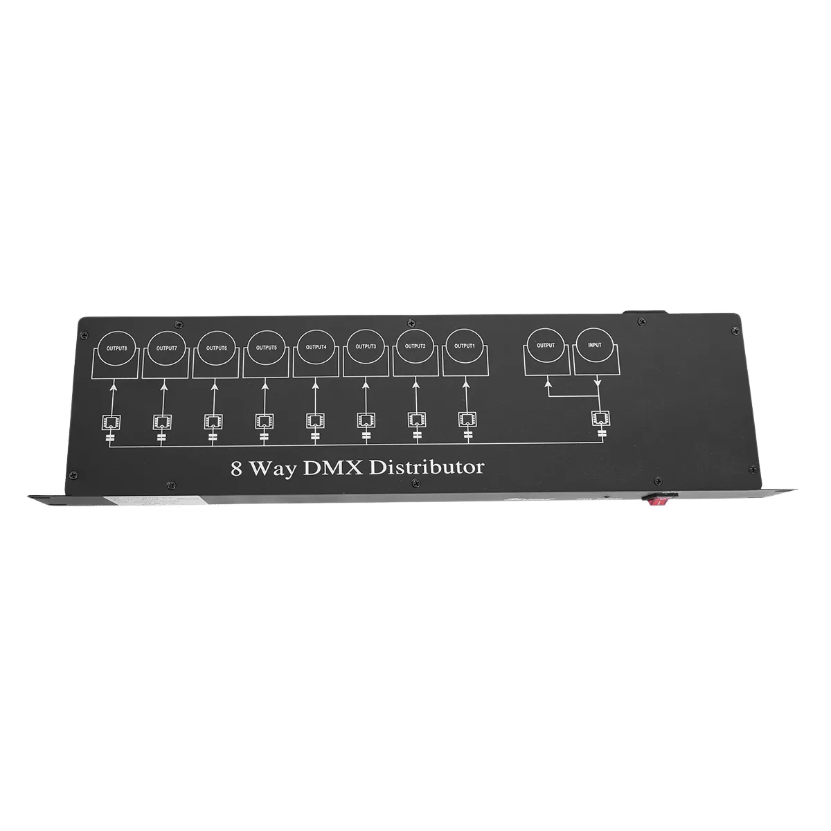 Thiết bị chia và khuếch đại tín hiệu ánh sáng Bksound DMX LX-08 - Hình 4