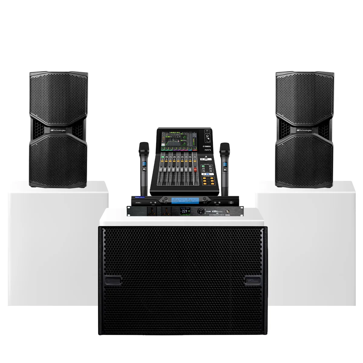 Dàn karaoke gia đình cao cấp dBTechnologies 09 (Opera Reevo 210, Yamaha DM3, Baiervires 9800, VIO S115, Bksound M8) - Hình 2