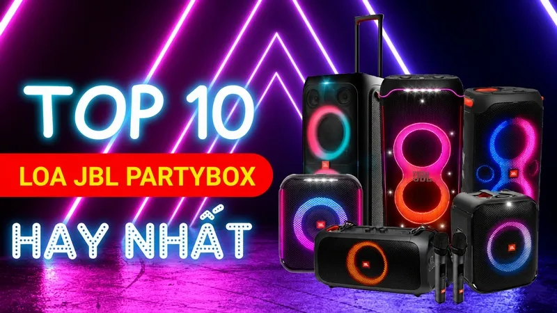 TOP 10 Loa JBL Partybox hay nhất 2026 | Giá Rẻ 