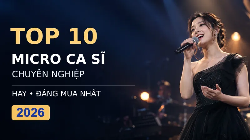 Top 10 micro ca sĩ chuyên nghiệp hay, đáng mua nhất 2026