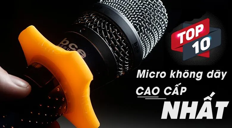 Top 10 Micro Không Dây Hát Karaoke Hay Nhất Hiện Nay