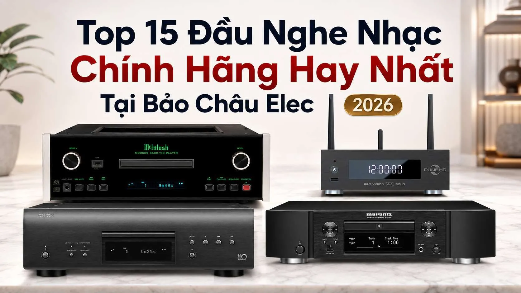 Top 15 Đầu Nghe Nhạc Chính Hãng Hay Nhất Tại Bảo Châu Elec